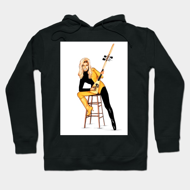 Nancy Sinatra Hoodie by Svetlana Pelin